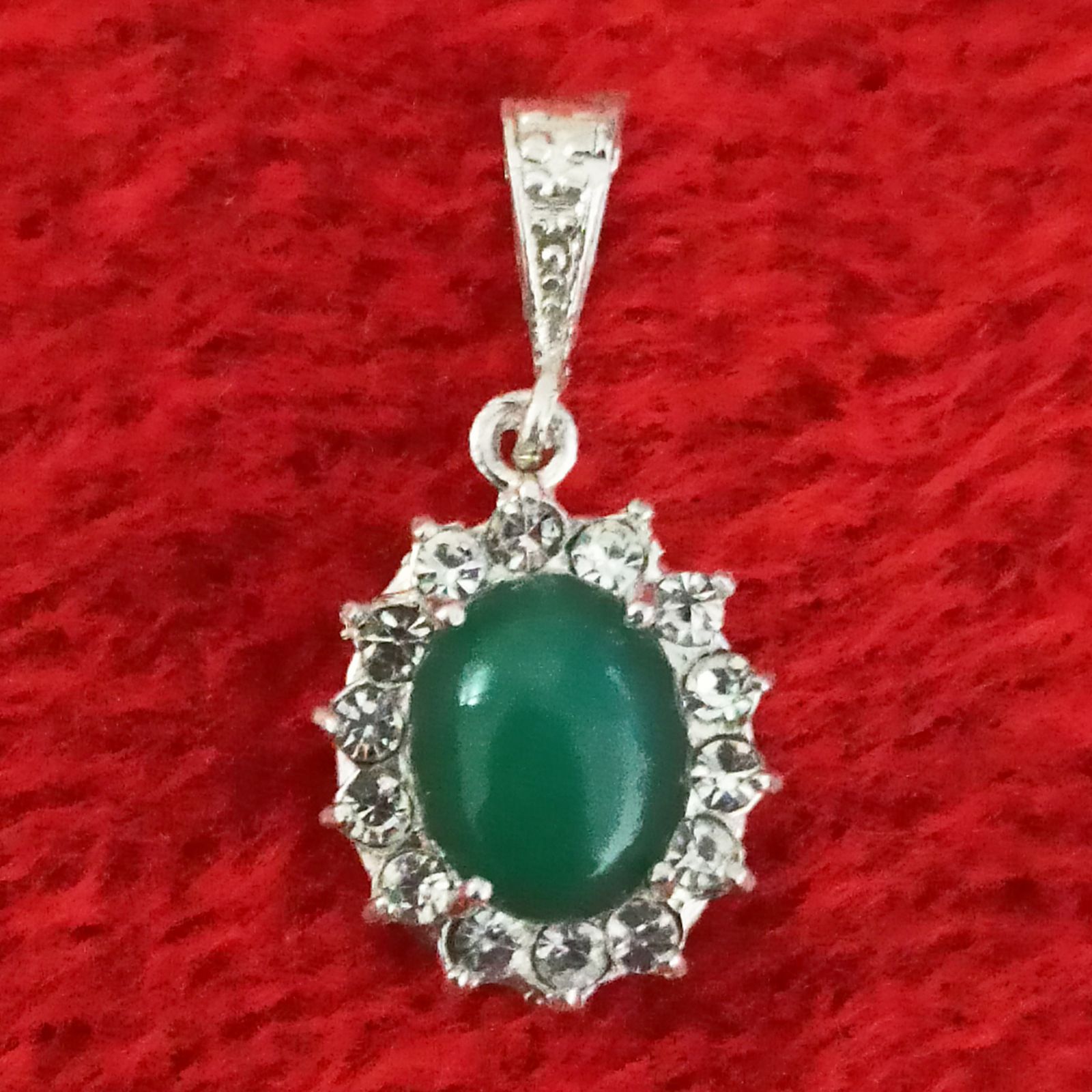 آویز گردنبند نقره زنانه سلین کالا مدل عقیق ce-setaqigr8 - - 1