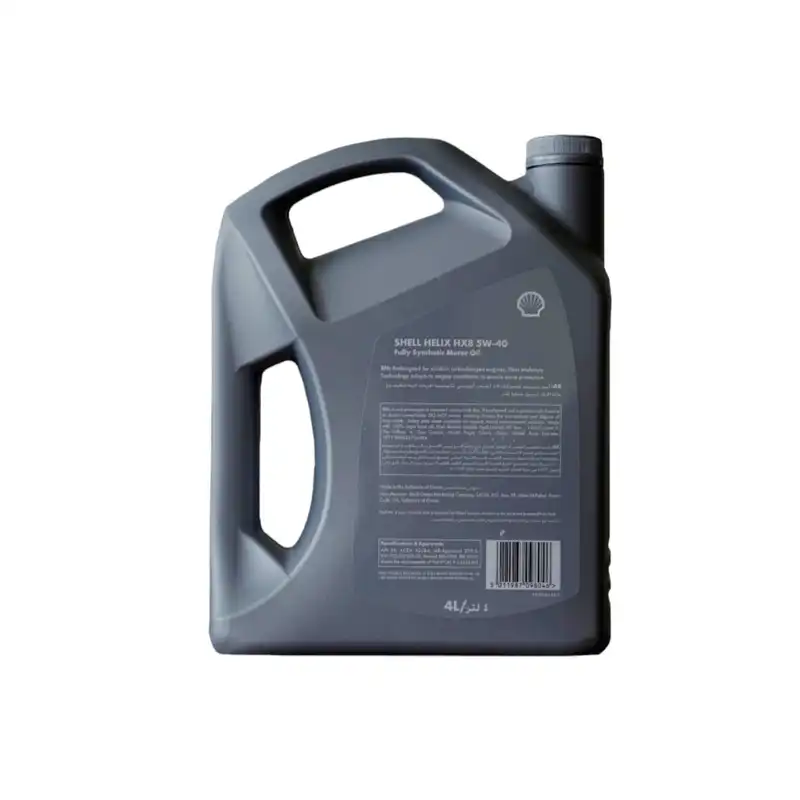 روغن موتور شل مدل 5w-40 HX8 حجم چهار لیتر