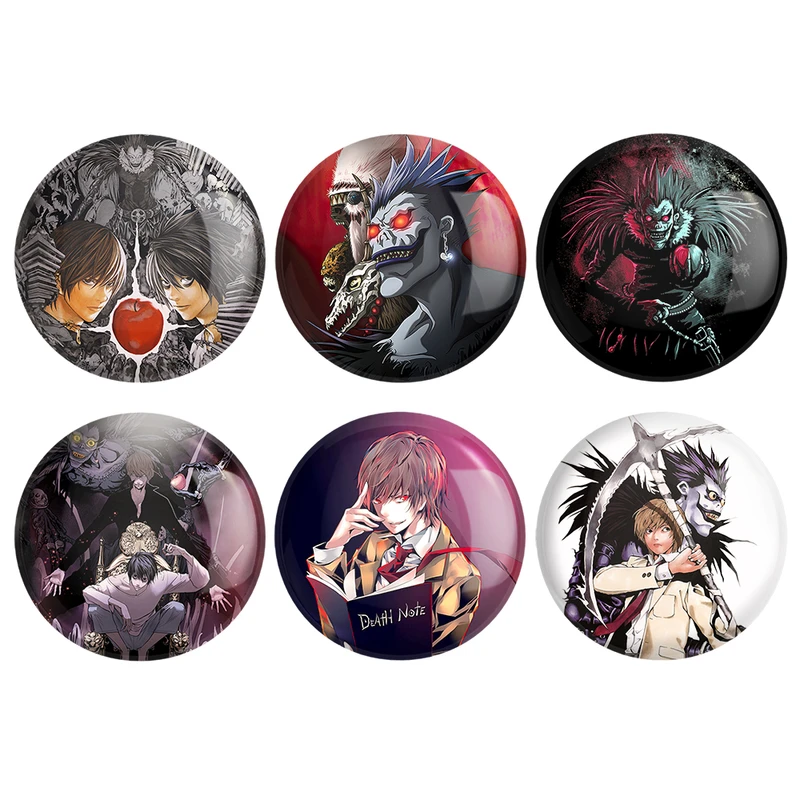 مگنت خندالو مدل انیمه دفترچه مرگ کد 329A مجموعه 6 عددی