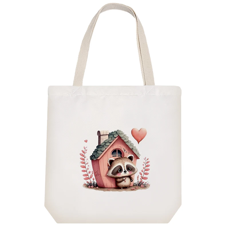 ساک خرید خندالو مدل  راکون بامزه کد H398