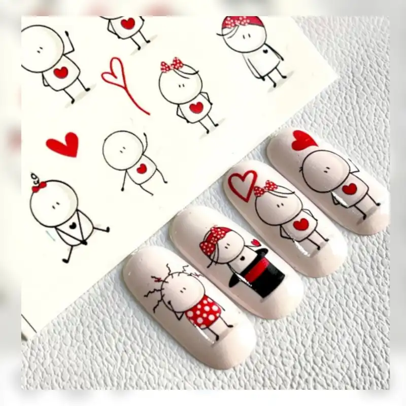 برچسب لنز ناخن مدل 3LL