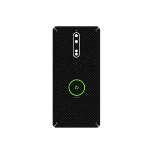 MAHOOT Minimal Power Button Cover Sticker for Nokia 8