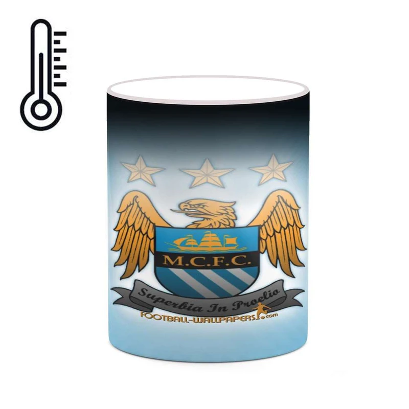 ماگ حرارتی کاکتی مدل تیم Manchester city کد mgh19684