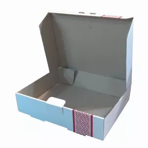 جعبه بسته بندی مدل غذای بیرون بر دو پرسی کد G2 بسته 100 عددی
