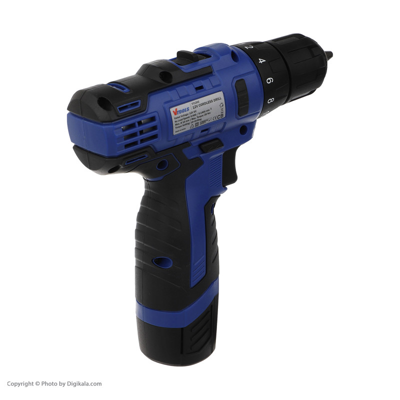 دریل چکشی وی تولز مدل vt1202