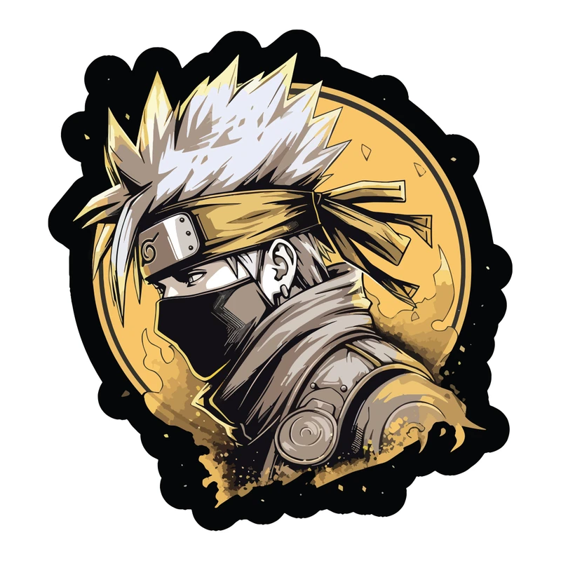 استیکر لپ تاپ مارکت طرح انیمه کد 3755