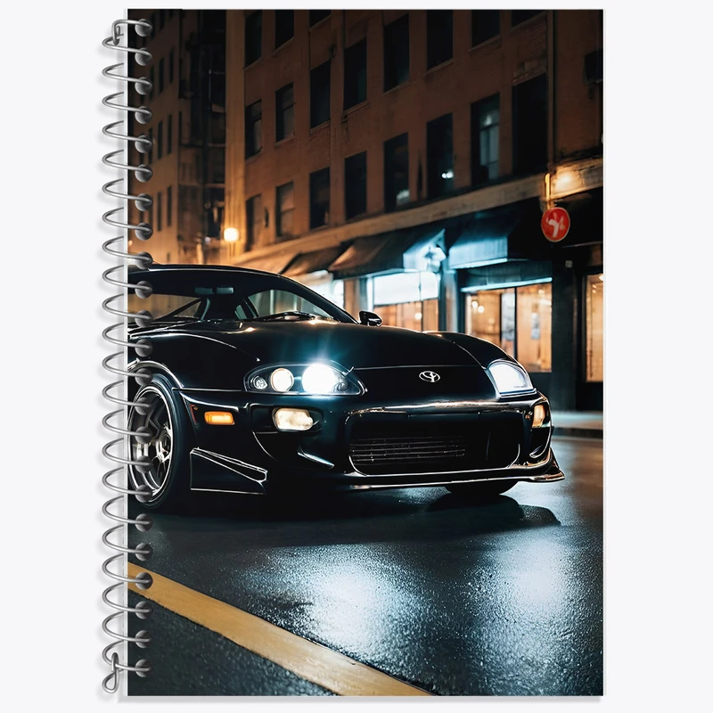 دفتر لغت 50 برگ خندالو طرح ماشین اسپرت کد F5223