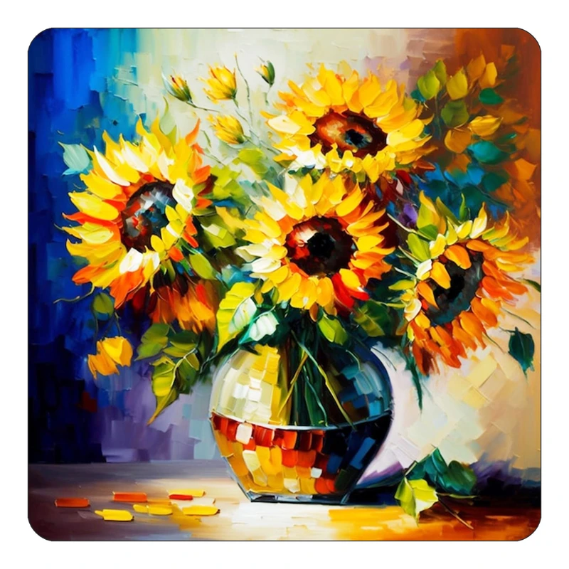 مگنت کاکتی طرح نقاشی رنگ روغن مدل mp72656