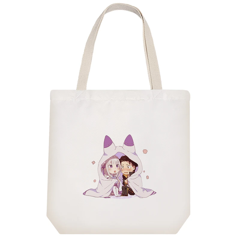 ساک خرید خندالو مدل رم و سوبارو ره زیرو انیمه توتورو کد 1149