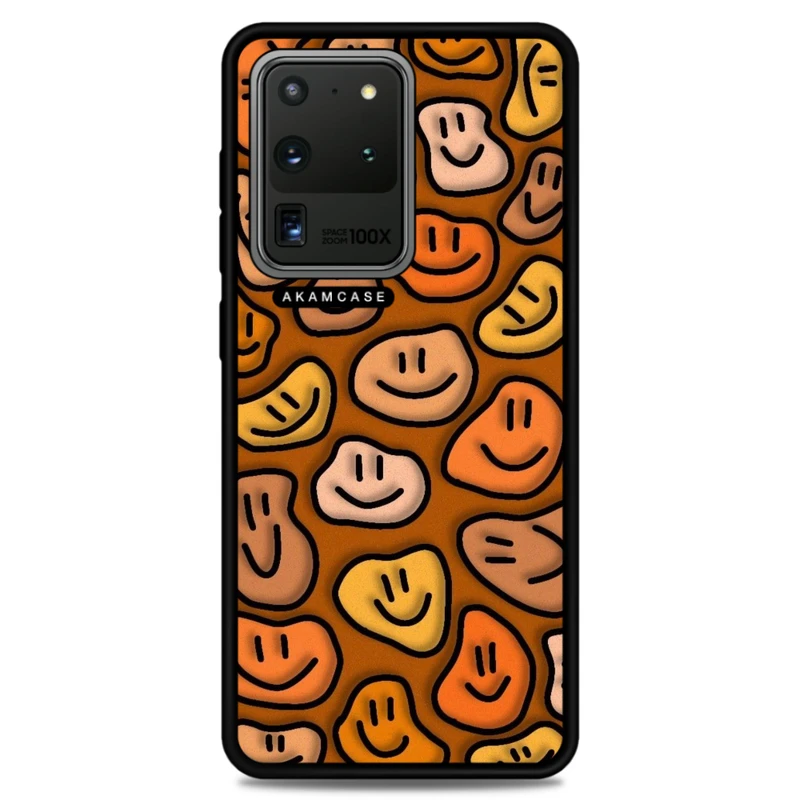 کاور آکام مدل AMCWSGS20U-HAPPY FACE11 مناسب برای گوشی موبایل سامسونگ Galaxy S20 Ultra