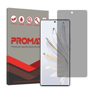 Promate Resistant model privacy screen protector suitable for the Honor 70 mobile phone