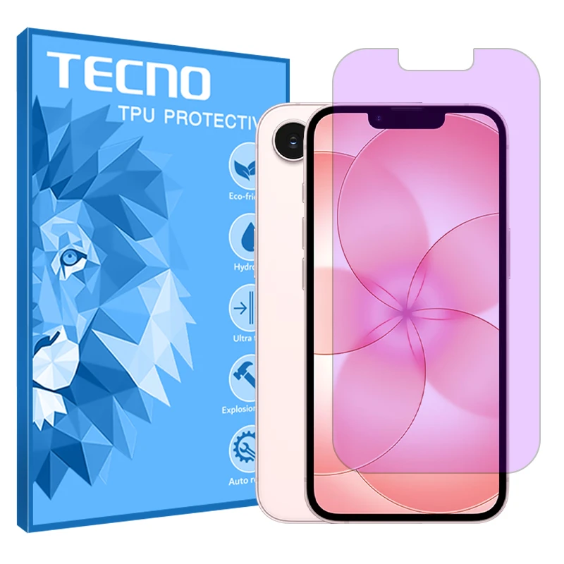 محافظ صفحه محافظ چشم تکنو مدل هیدروژلی مناسب برای گوشی موبایل اپل iPhone 17e 