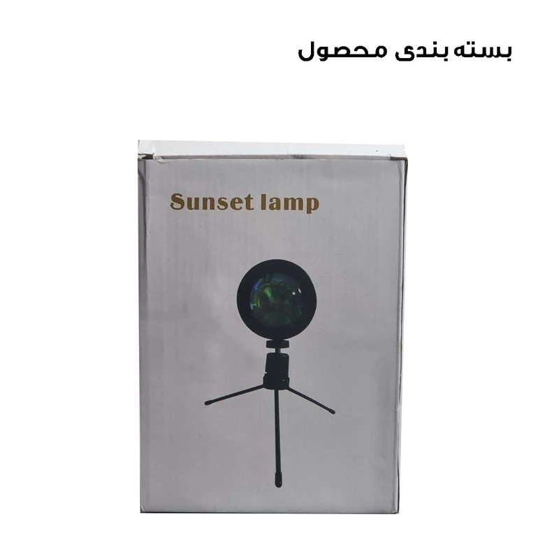 عکس شماره 22 : آباژور رومیزی مدل غروب خورشید کد rgb-new