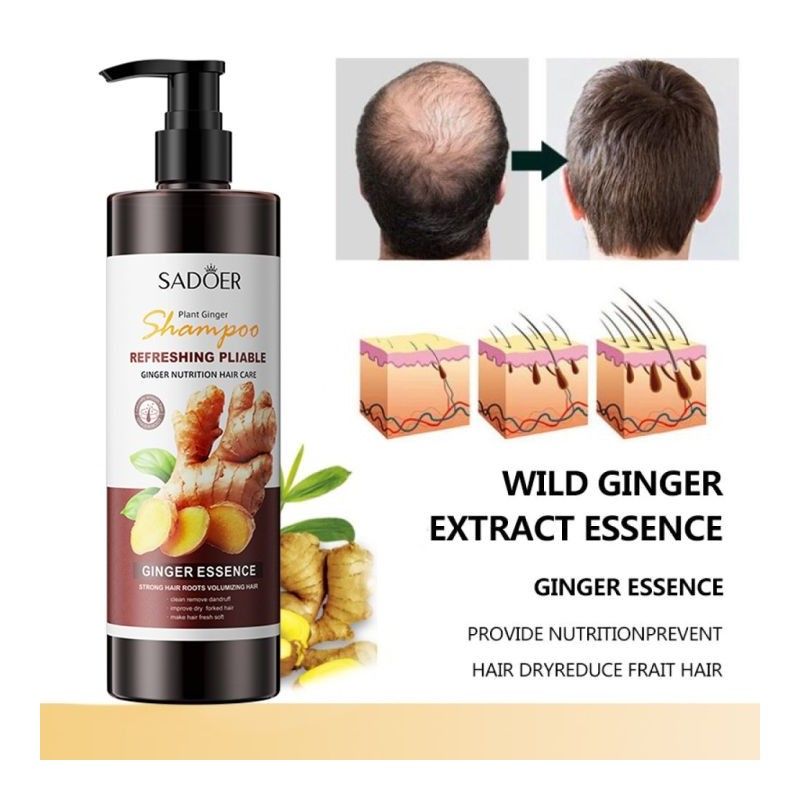 شامپو تقویت کننده و ترمیم کننده مو سادور مدل زنجبیل حجم 500 میلی لیتر - - 3