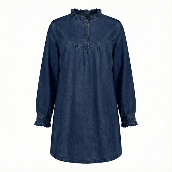 مانتو جین دست دوز زنانه مدل پریناز