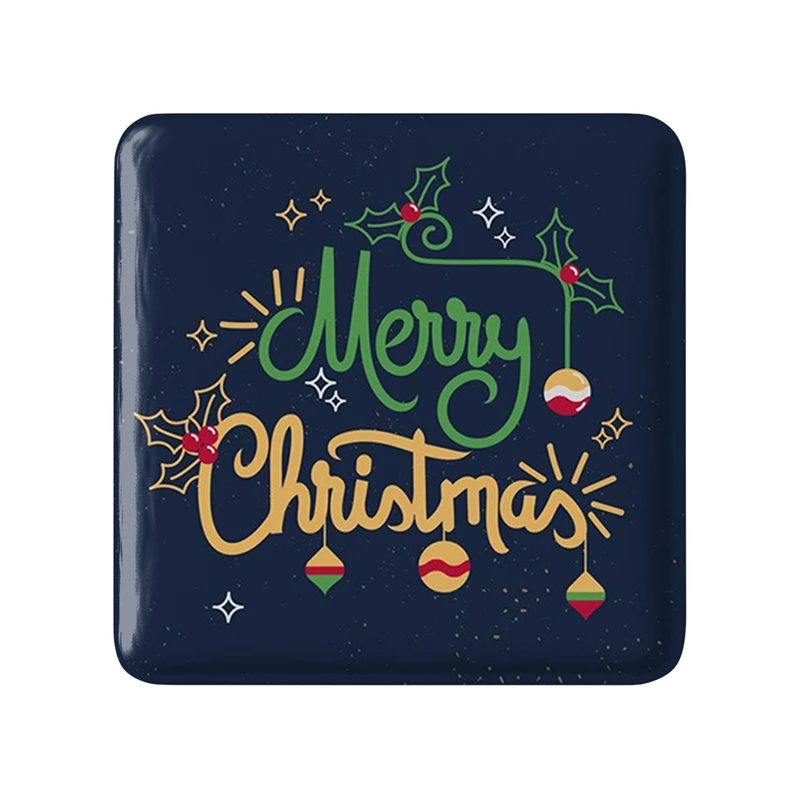 مگنت خندالو طرح کریسمس Christmas  مدل مربعی کد 22167