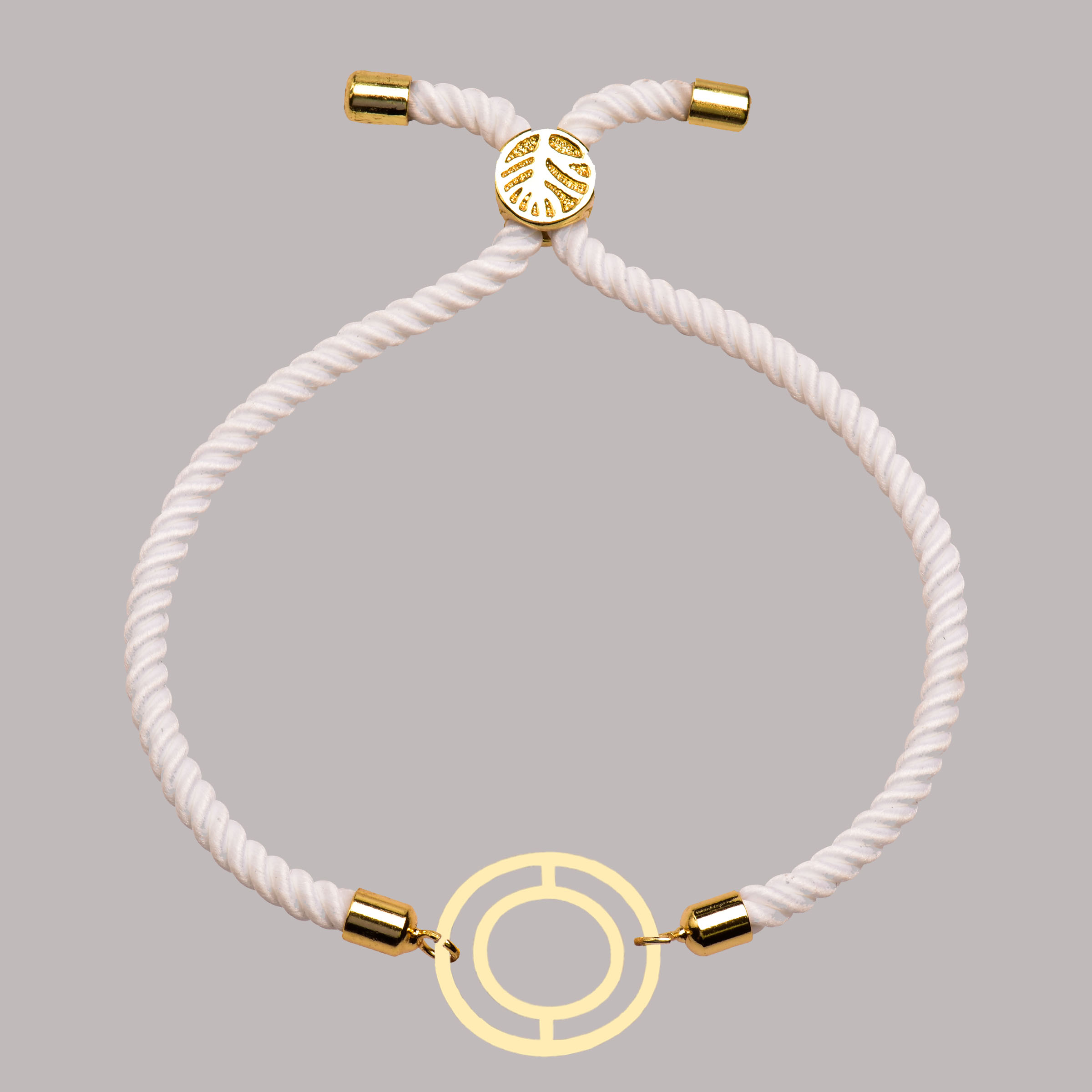دستبند طلا 18 عیار زنانه کرابو طرح دایره مدل Kr102232 -  - 1