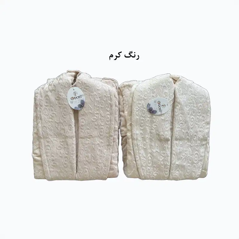 سرویس حوله پالتویی 8 تکه مدل دوست