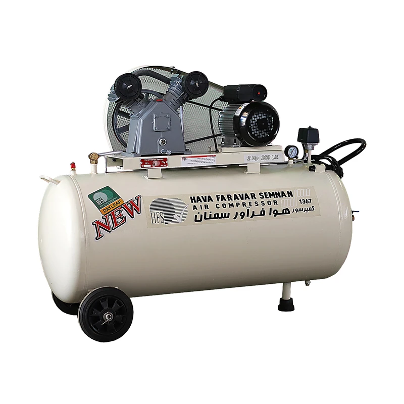کمپرسور باد هوا فراور سمنان مدل DC2065 ظرفیت 250 لیتر