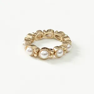 انگشتر زنانه اکسسورایز مدل مرواریدی