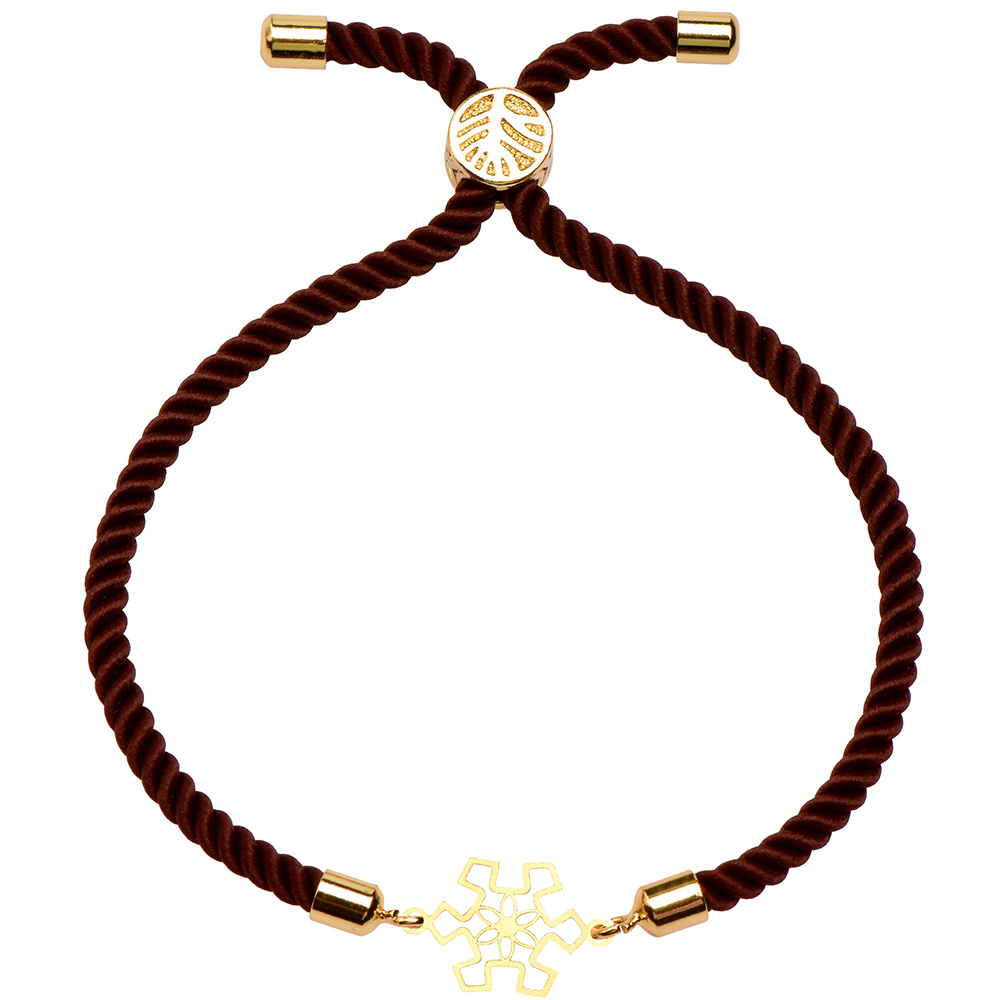 دستبند طلا 18 عیار زنانه کرابو طرح دونه برف مدل Kr1584