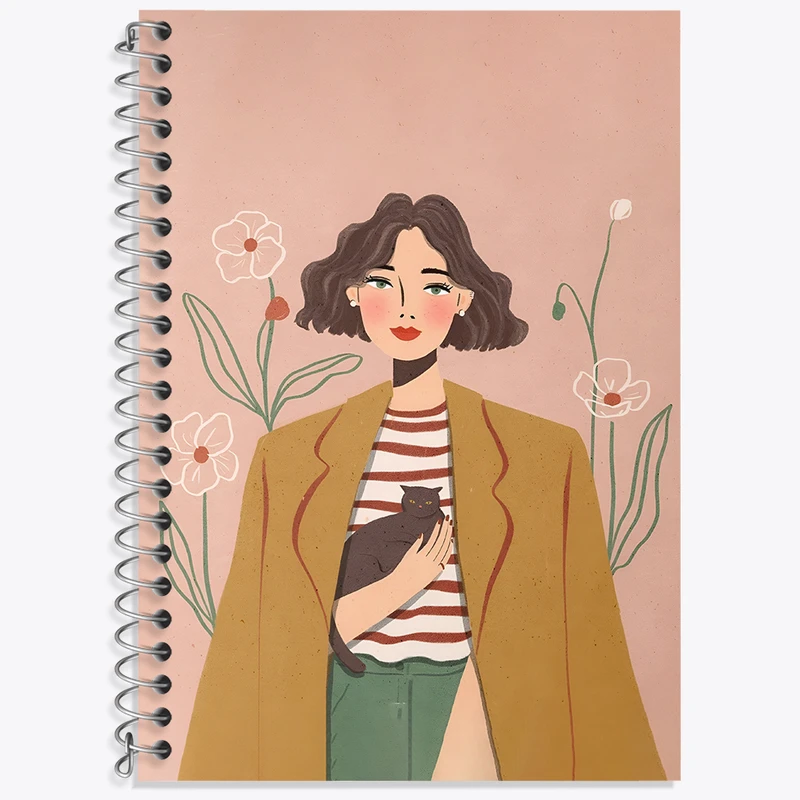 دفتر لغت 50 برگ خندالو طرح دخترانه کد N2999