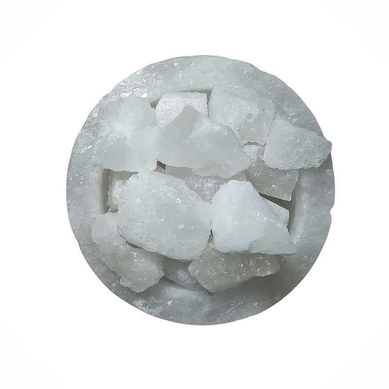 آباژور سنگ نمک مدل کاسه هلال دار پایه چوبی کد 102