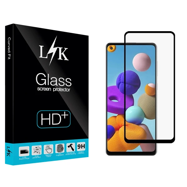 محافظ صفحه نمایش ال کی مدل +HD مناسب برای گوشی موبایل سامسونگ Galaxy A21/A21S