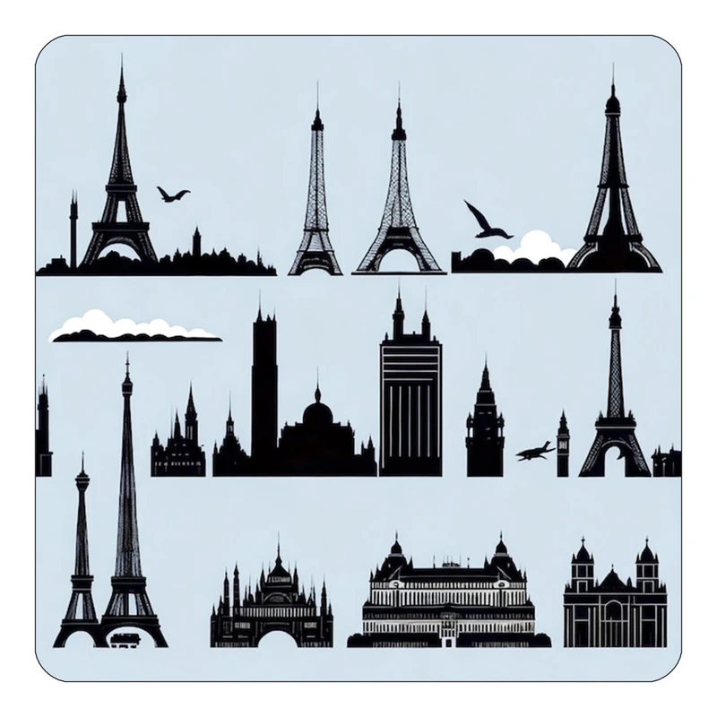 مگنت کاکتی طرح پاریس Paris مدل mp57471