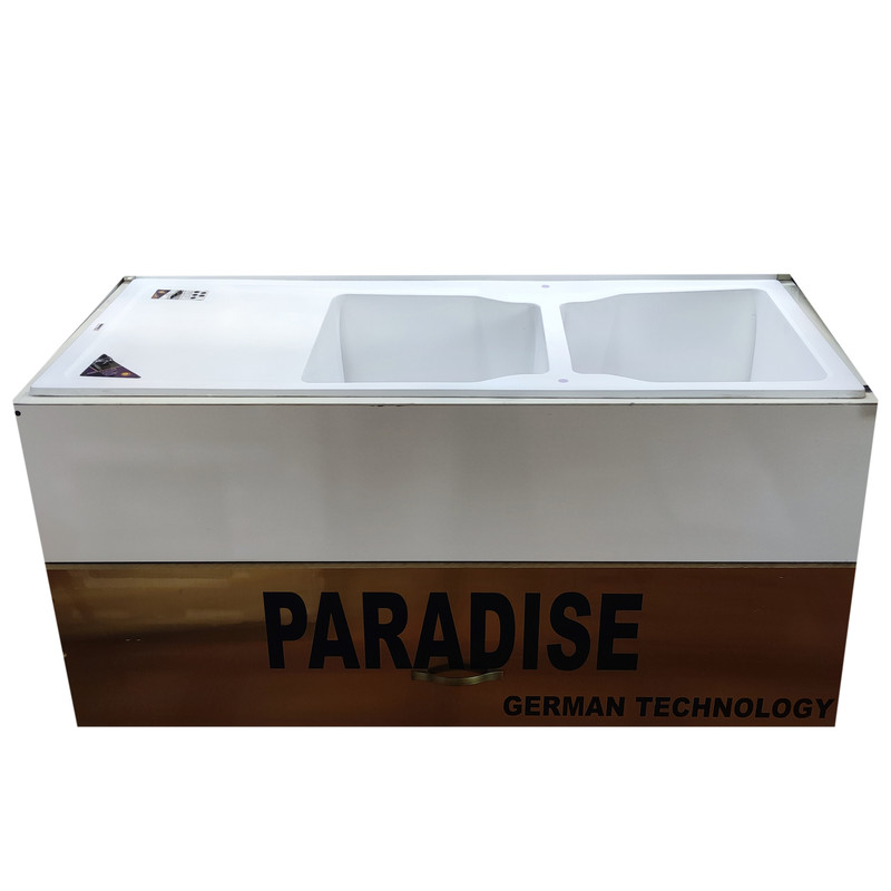 سینک ظرفشویی پارادایز مدل ITALY-408-WHITE-AKLIL توکار