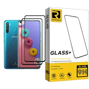 Randika Glass MIX002 Screen Protector For Infinix S5 Pack Of 2