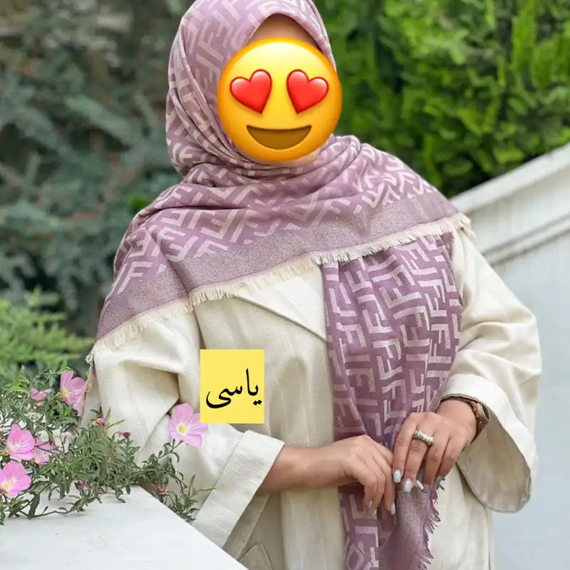 روسری زنانه مدل نخ کشمیر لمه دار کد 03