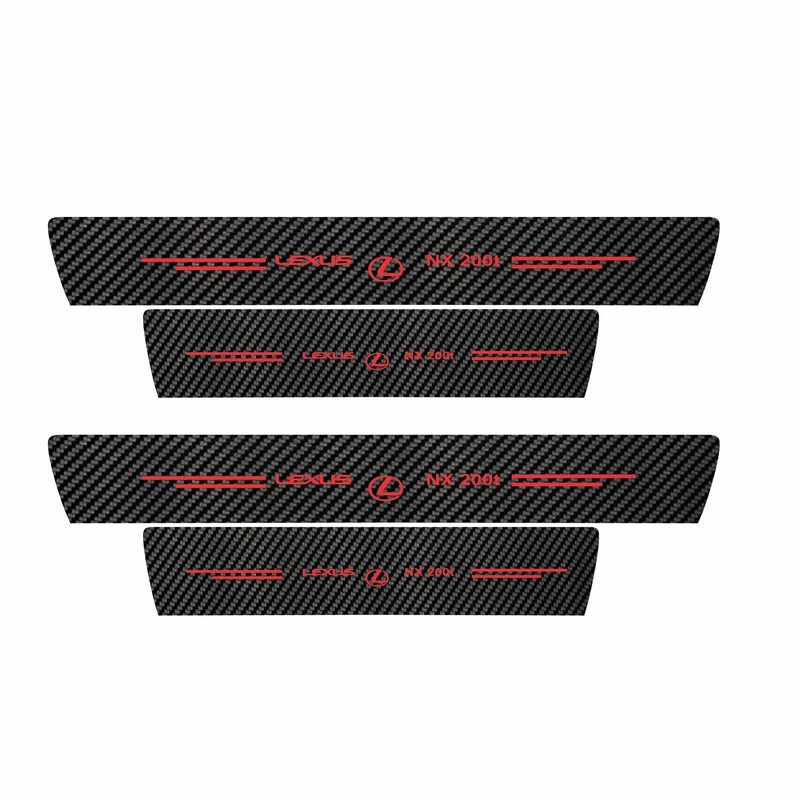 برچسب پارکابی خودرو سولگی مدل کربن کد J058 مناسب برای لکسوس ان ایکس 200 تی بسته 4 عددی