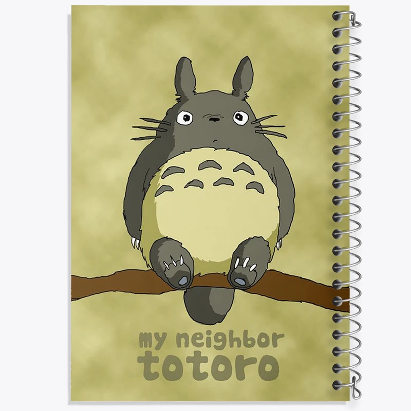 دفتر ژورنال نویسی 50 برگ خندالو مدل نقطه ای طرح انیمه توتورو (Totoro) کد N2117