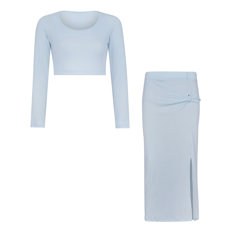 ست کراپ و دامن زنانه ناتوسا مدل NT820-4