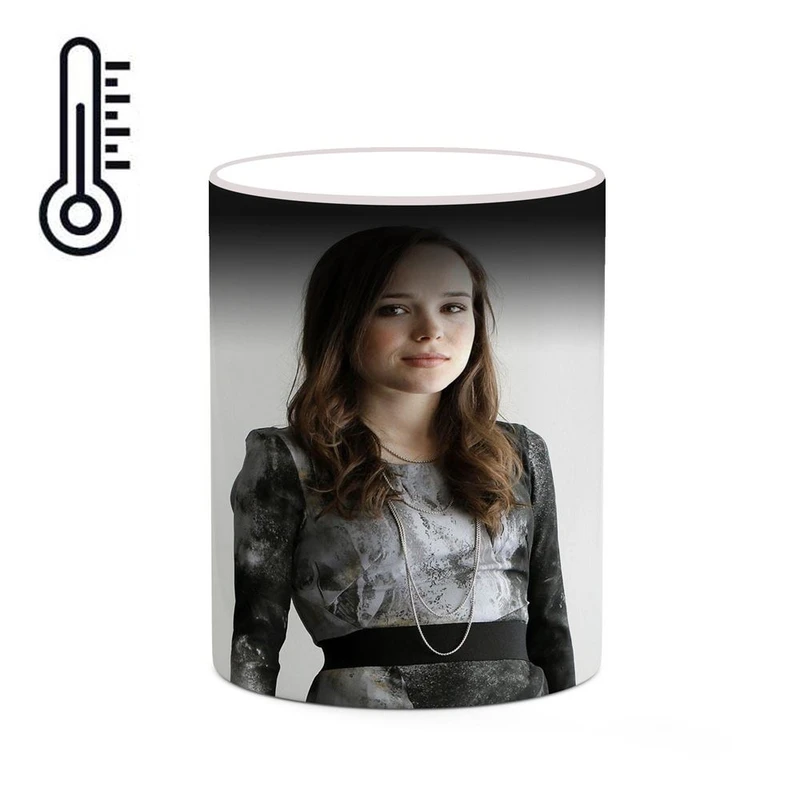 ماگ حرارتی کاکتی طرح Ellen Page مدل mgh25905