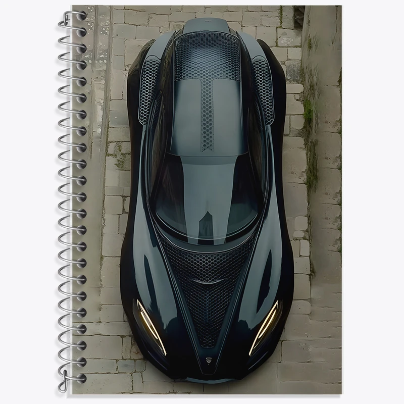 دفتر لغت 50 برگ خندالو طرح ماشین اسپرت کد F7830