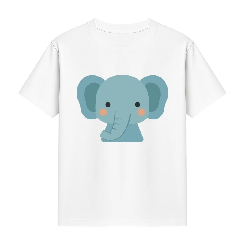 تی‌شرت آستین کوتاه دخترانه مدل فیل کد p1 