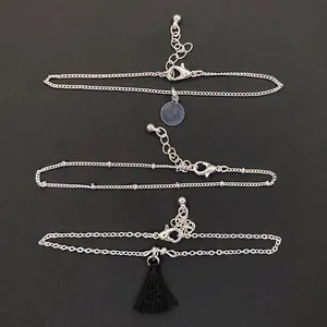 دستبند زنانه اکسسورایز مدل مدرن مجموعه 3 عددی