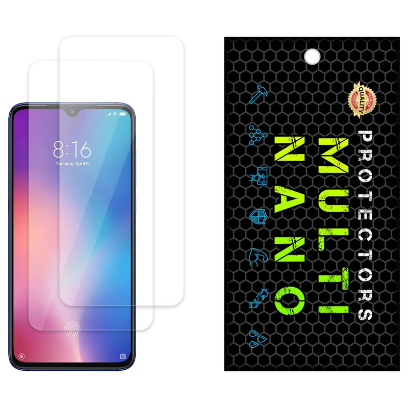 محافظ صفحه نمایش شفاف مولتی نانو مدل X-S2N مناسب برای گوشی موبایل شیائومی Mi 9 Pro 5G بسته دو عددی