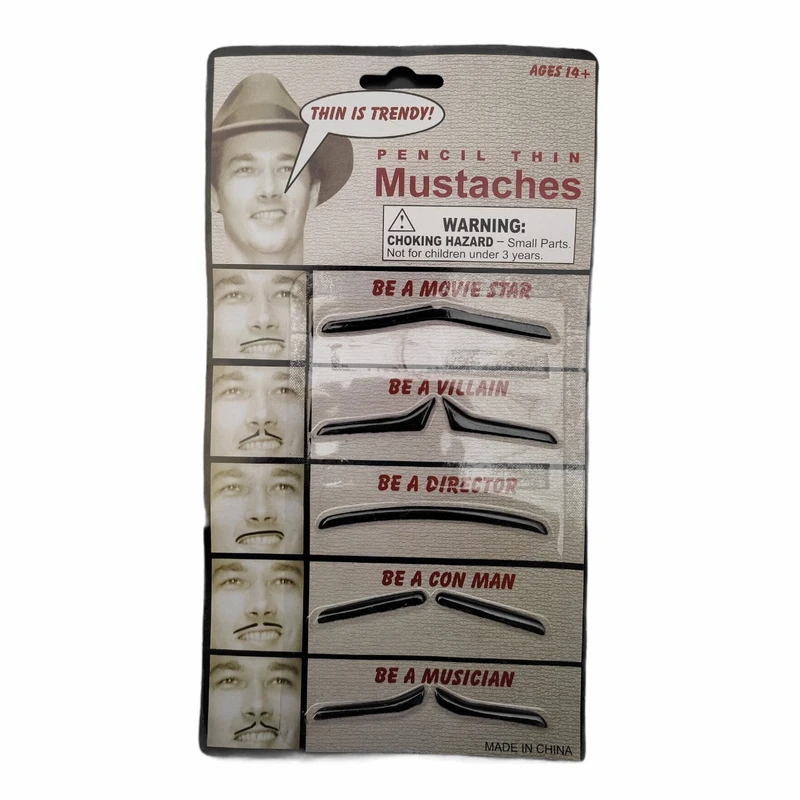 ابزار ایفای نقش مدل سیبیل مدل mustaches بسته 5 عددی