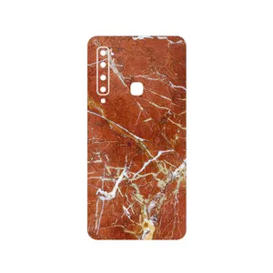 MAHOOT Red Marble Cover Sticker for Samsung Galaxy A9 2018