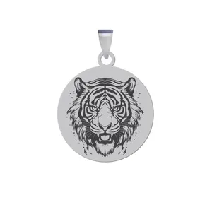 آویز گردنبند زنانه و مردانه هایکا مدل رخ ببر کد ja.h 179