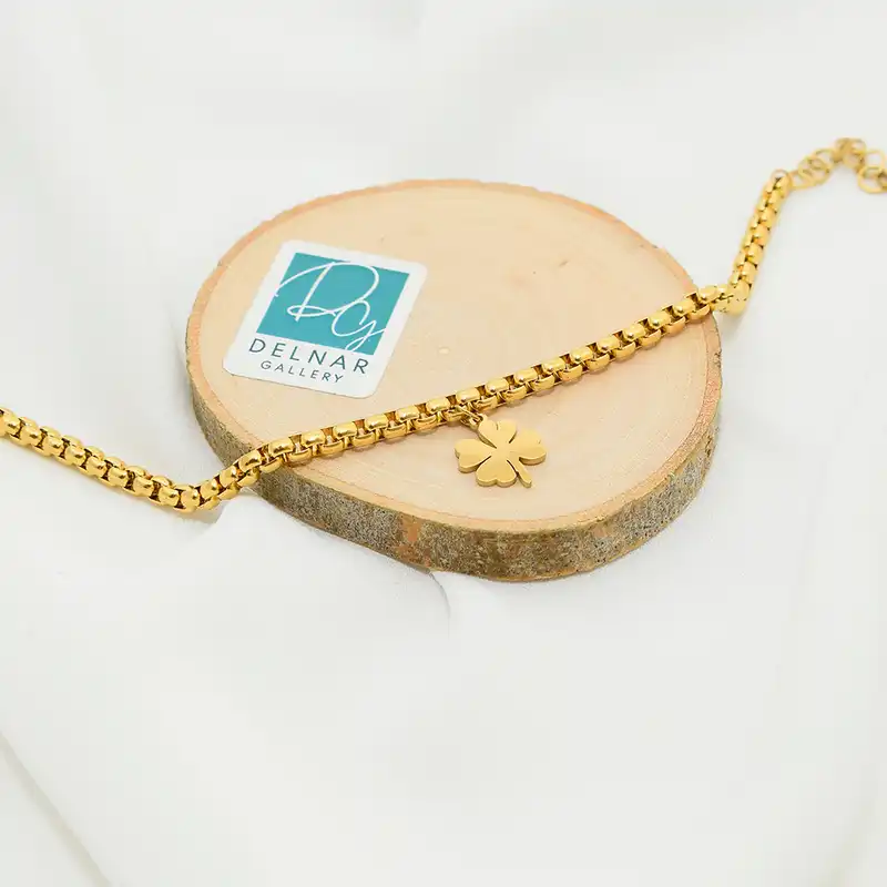 دستبند زنانه دلنار گالری مدل شبدر