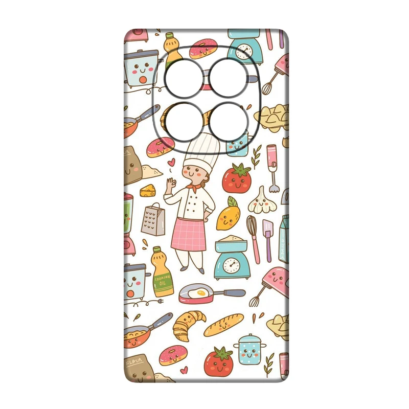 کاور طرح آشپز کد 23 مناسب برای گوشی موبایل شیائومی Redmi Note 14 Pro 4G / Poco X7