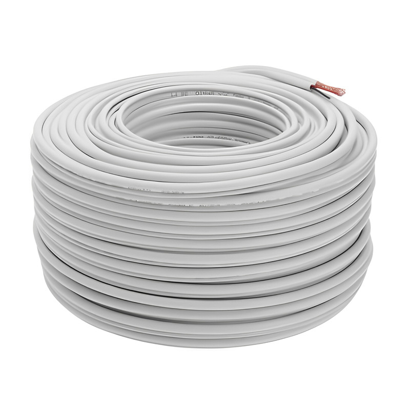 کابل RG59 ترکیبی مدل 0.70-WHITE طول 100 متر