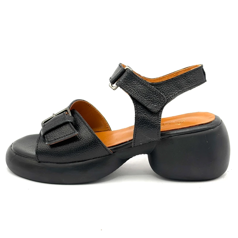 صندل زنانه سی یِنا مدل چرمی کد ۱۱۹۸