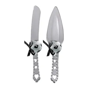 کارد و کفگیر کیک مدل توپ فوتبال کد FootballCuttingCake1