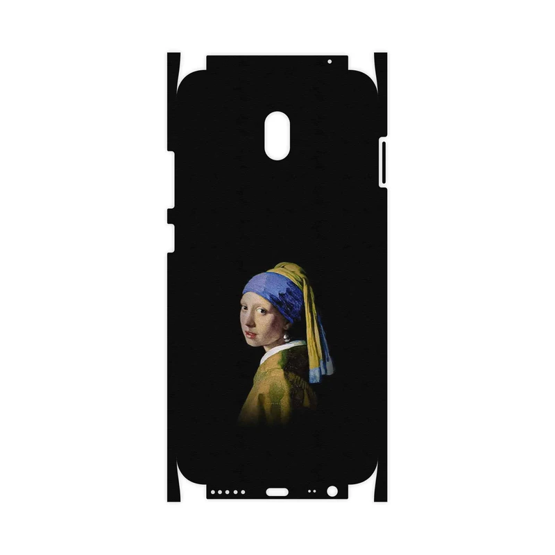 برچسب پوششی ماهوت مدل Girl with a Pearl Earring of Vermeer-FullSkin مناسب برای گوشی موبایل شیائومی Redmi 8A