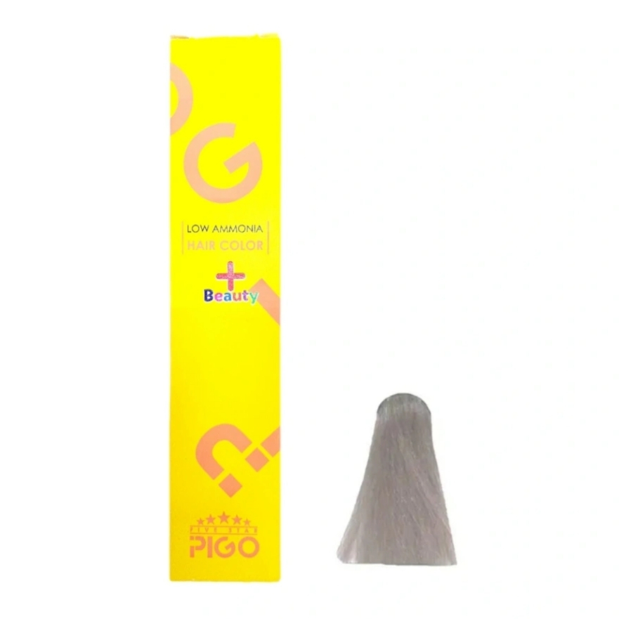 رنگ مو پیگو شماره si.01مدل پلاس بیوتی حجم 105میلی لیتررنگ طوسی نقره ای